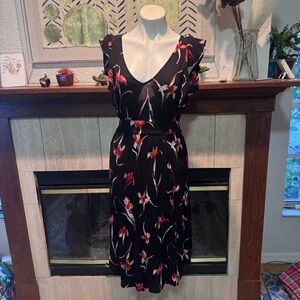 O’Neill black floral print dress